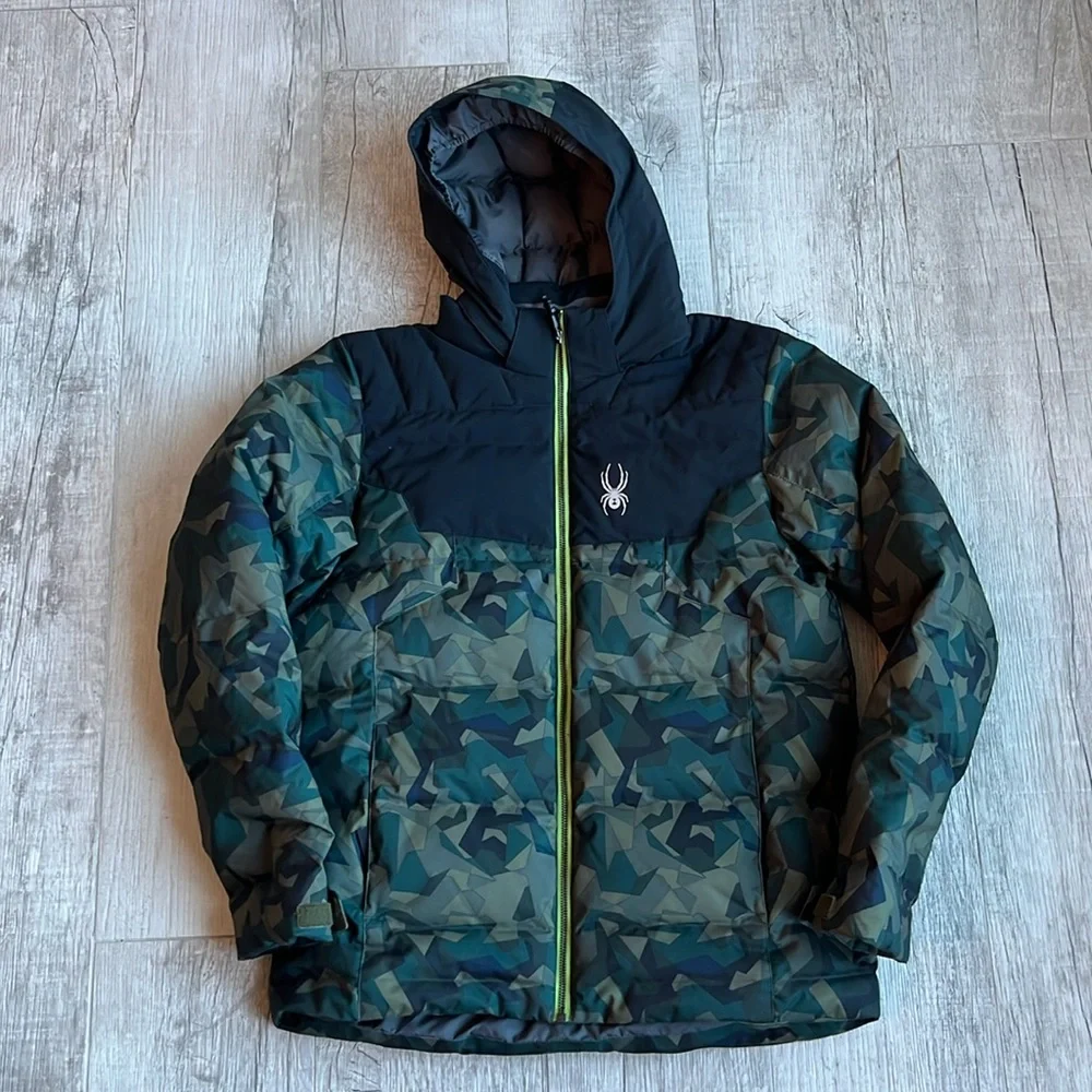 Spyder Clutch Ski Jacket Camo‎ Size 20